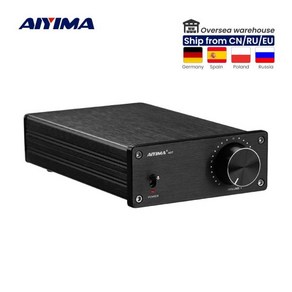 파워앰프 AIYIMA A07 TPA3255 전력 증폭기 300Wx2 클래스 D 스테레오 2.0 디지털 오디오 앰프 HiFi 사운드 홈 스피커 앰프, 05 Only A07 Amplifie, 01 CHINA