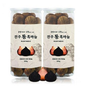 진주 통 흑마늘 500g 히말라야 티벳 발효 통흑마늘 영양간식 선물세트 명절 추석 설 어버이날 부모님 선물 건강식품 마늘 즙, 1개