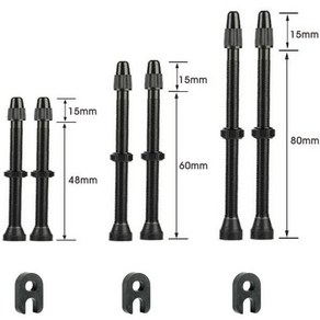 [특가할인] make speed 자전거 튜브리스밸브2P+공구