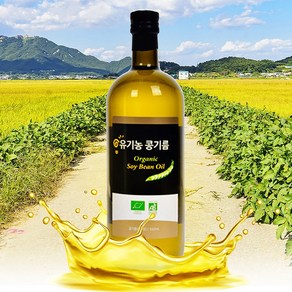 [우리농] 유기농 콩기름 대두유 식용유 1L 1000ml, 1개