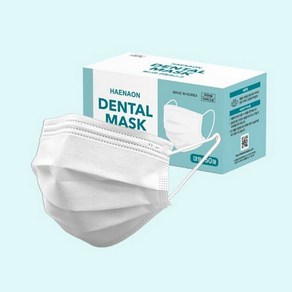 국산 해나온 뽑아쓰는 덴탈마스크 화이트 대형 50개입, 1개