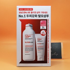 두피강화 닥터포헤어 폴리젠 탈모증상완화 샴푸 300mL + 100mL기획 도매가능