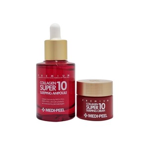 메디필 콜라겐 슈퍼10 슬리핑 케어 세트 [앰플 30ml + 크림 10g 세트], 1세트