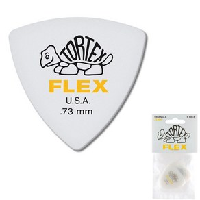 Dunlop TORTEX Triangle 기타피크 0.73mm 6P 456P.73