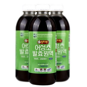 약초약선생 어성초발효원액 1000ml, 3개, 1L