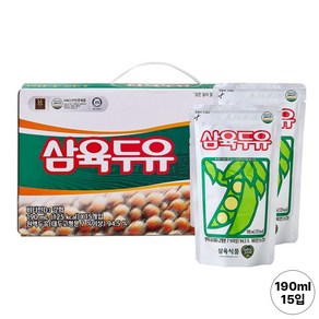 삼육두유 파우치, 190ml, 15개