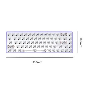 GMK67 기계식 키보드 개스킷 키트 RGB 백라이트 타입C 핫 스왑 가능 스위치 블루투스 24G 무선 3 모드 맞춤형