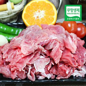 생생포크 무항생제 돼지고기 사태 부위 찌개용 300g, 1개