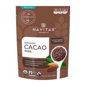 Navitas 카카오 닙스 454 g, 1개, 454g