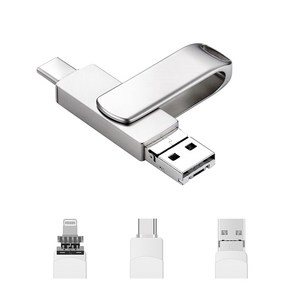 Kcwen 핸드폰 외장메모리 OTG 아이폰 USB 메모리 3in1