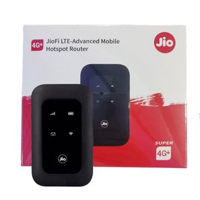 JIOFI 4G LTE 어드밴스드 모바일 스팟 라우터 와이파이 SIM 카드 삽입, 1개