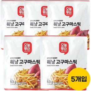 오늘좋은 해남 고구마스틱 기획 53g, 5개