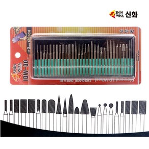 신화 다이아몬드 아이드휠 세트 30PCS ID휠 샹크 3mm 추지석 아이드 금형용 금형그라인더 드릴용 조각 그라인더 조각기 다이아몬드숫돌 촉 심 로타리바 미세 금형 연마 가공 마무리, 1개