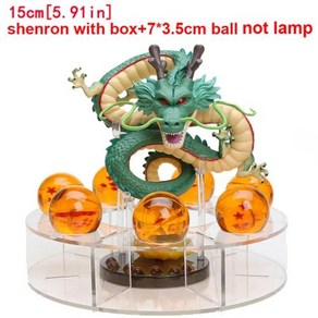 피규어 드래곤 볼 Shenlong 램프 액션 Shenron DBZ Led 야간 조명 7 스타 크리스탈 애니메이션 컬렉션 선물