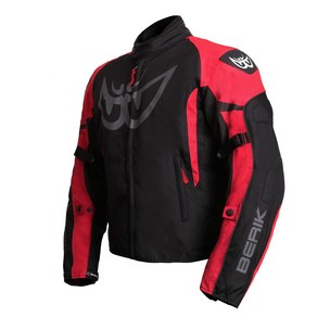 [바이크마트]베릭 자켓 NJ-233612 BK/RD (블랙 레드) 3계절 오토바이 자켓, 2XL(56), BLACK+RED