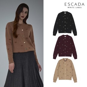 에스까다(ESCADA) 여성 글램 울 니트 재킷