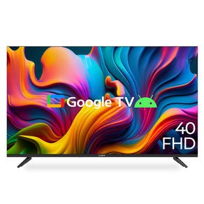 큐빅스 FHD LED 스마트 TV 101cm(40인치) 구글 안드로이드 11 HDR 블루투스 WIFI 넷플릭스 유튜브 에너지효율 1등급, LE-401FSGA, 스탠드형, 고객직접설치