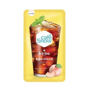 카페스노우 복숭아 아이스티, 230ml, 10개