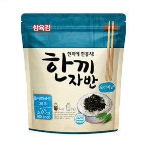 삼육김 한끼자반 15g 12봉, 12개