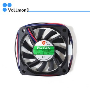 쿨링팬 60mm 12V 10T WJS601012H-F40 슬리브, 1개