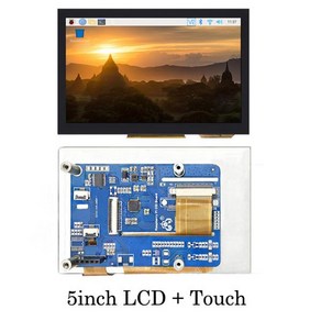 라즈베리 파이 Mipi DSI LCD 디스플레이 옵션 4.3 인치 5 7 정전식 터치 스크린, 02 5inch with Touch