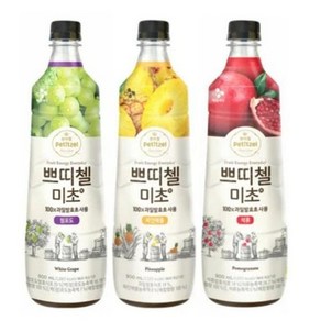 쁘띠첼미초 900ml 미초. 흑초 .파인애 플식초, [0001]석류, 1개, 0.9l