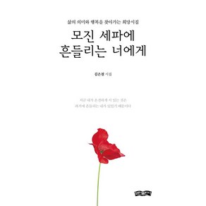 모진 세파에 흔들리는 너에게:삶의 의미와 행복을 찾아가는 희망시집