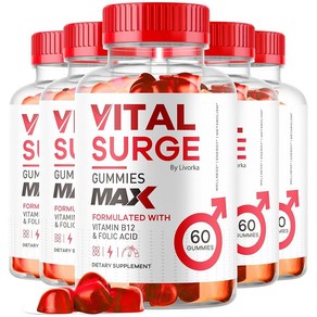 (5팩) Vital Suge MAX 남성용 바이탈 서지 젤리 맥스 1050 MG 고급 최대 강도 포뮬라 Vitalsuge MAX 젤리 남성 퍼포먼스 맥스, (5팩) Vital Suge MAX, 남성용 바이탈