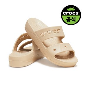 크록스 공식 여성 샌들 BAYA PLATFORM SANDAL CHAI 24SWSD208188