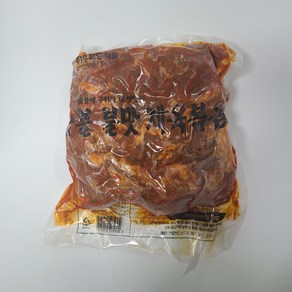 숯불 불맛 제육 볶음 1kg 매콤 양념육 돼지, 1개