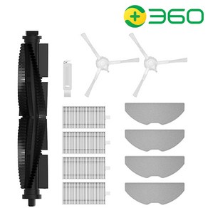 치후360 전용 물걸레 부품세트구성 걸레필터브러쉬 걸레세트 (로봇청소기 S8), 1개