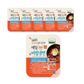 칠갑농산 메밀비빔냉면, 122g, 6개