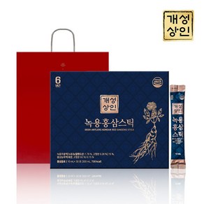 개성상인 녹용홍삼스틱 10ml x 30포 총 1박스+쇼핑백, 개성상인 녹용홍삼스틱 10ml x 30포 총 1박스+쇼, 1개, 300ml