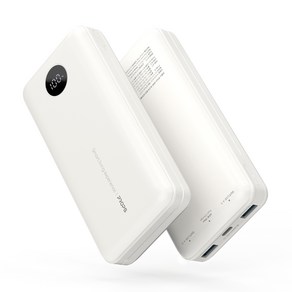 프롭스 45W PPS 초고속 충전 대용량 보조배터리 20000mAh 노트북 호환, 화이트(PFB106W20)