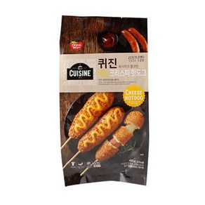 동원 퀴진 에어크리스피 치즈핫도그 400g (80gx5개입), 1개