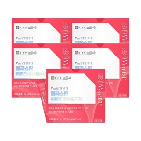종근당 벤비티 먹는엘라스틴 어린 저분자 피쉬콜라겐 / 히알루론산 비타민C 비오틴, 120g, 5개