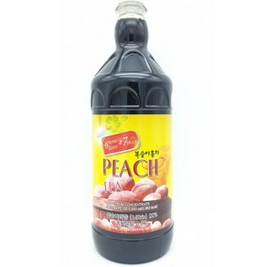 복숭아 홍차 원액, 1L, 2개