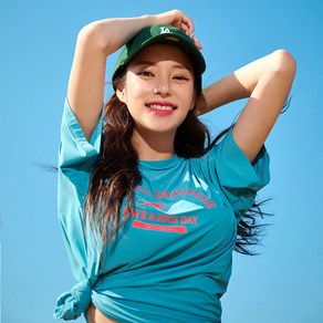 위크나인 남녀공용 파라다이스 래쉬가드, 인디고