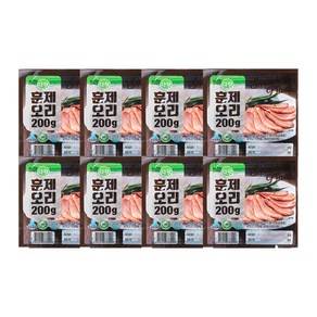 eTV [HACCP/다향오리] 훈제슬라이스 200g*8팩+소스 8봉, 200g, 8개