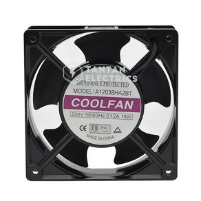 볼베어링 쿨링팬 HB12038BT AC 220V FAN 120X120 산업용 냉각팬, 1개