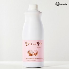 [담다] 딸기 베이스 딸기를 가득담다 1.7kg x 1개 카페음료 음료베이스 에이드 주스