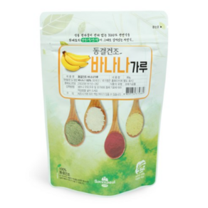 백앤 산마을 바나나가루, 80g, 1개