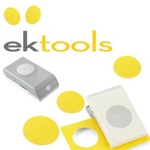 EK Tools 속지 종이 모양 펀칭기 3.81cm 원형펀치, 1개