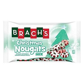 Bach's (1) bag Chistmas Nougats Mix - Peppemint Bach's (1) 가방 크리스마스 누가 믹스 - 페퍼민트 윈터그린 시나몬 맛 -, 1개