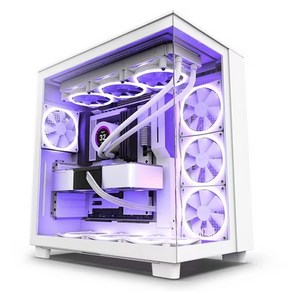 NZXT NZXT H9 Flow Matte White (미들타워), 1개