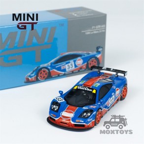 LHD 다이캐스트 모델 자동차 미니 GT 1:64 F1 #33 르망 24 시간, 1개