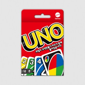 No170/우노카드게임 UNO Cad Game 가족카드게임 마텔, 1개