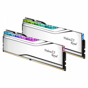 G.SKILL 지스킬 DDR5-6400 CL32 TRIDENT Z5 ROYAL 실버 32GB, 1개