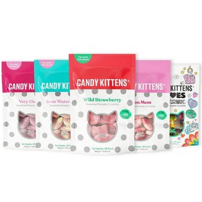 [영국발송]140g 5종류 스웨디시 젤리 캔디키튼 코어 셀렉션 Candy Kittens CORE Selection, 140g, 1개