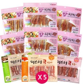 맘쿡 미스터쿡 x 5개 강아지사사미간식 애견간식, 300g